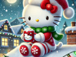 Hello Kitty Christmas Puzzle – Festive Holidays