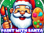 Paint with Santa Claus